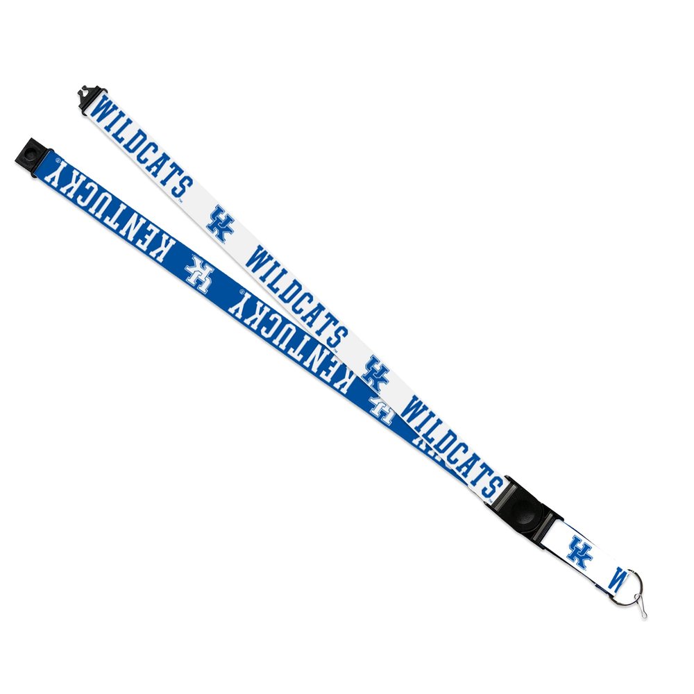 Rico Industries NCAA Kentucky Wildcats Team Colors 18" x 1" Premium Unisex-Adult Safety Breakaway Lanyard