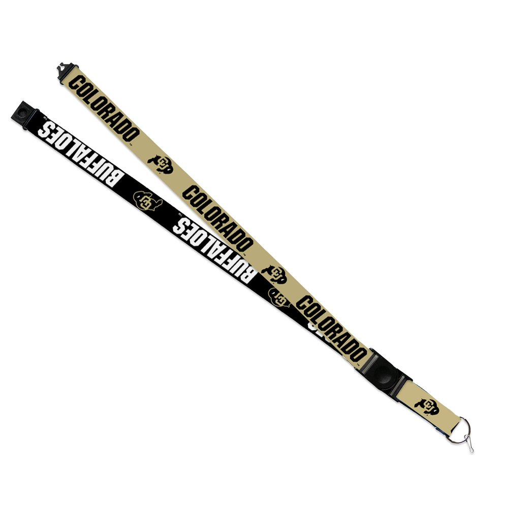 Rico Industries NCAA Colorado Buffaloes 18" x 1" Premium Unisex-Adult Safety Breakaway Lanyard