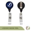 Desert Cactus Tampa Bay Lightning Retractable Badge Holder NHL Team ID Reel with Ticket Clip for Lanyard, Work, School & Office Access view 2