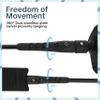 BPS 'Storm' 10-Foot Surfboard Straight Leash - Premium SUP/Surf Durable Leg Rope No Rusting Stainless Steel Swivels and Triple Rail Saver - for SUP Paddle Boarding Surfboarding (Koru Black) view 3