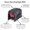 Steiner MPS Micro Pistol Sight Handgun Red Dot Sight with 1x Magnification view 2