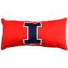 College Covers Everything Comfy Illinois Fighting Illini 2 Sided Bolster Small Travel Pillow Decorative Pillow 16 x 6 view 3