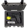Evergreen Single Pistol Case - USA Made Mil Spec Single Pistol w/Magazine storage capacity case - Best hard protective case for home storage and secure travel view 1
