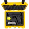 Evergreen Single Pistol Case - USA Made Mil Spec Single Pistol w/Magazine storage capacity case - Best hard protective case for home storage and secure travel view 1