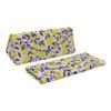 Real Sic Glasses Case for Men and Women - Magnetic Folding Hard Shell Sunglass Holder - Vegan Leather Eyeglass Protector, Variety of Styles Inspired by Nature - (Lemon) view 1