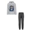 Hurley Baby Boys Long Sleeve Hooded Top Jogger Pants 2-Piece Outfit and Toddler Layette Set, Pure Platinum, 24 Months US view 1