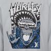 Hurley Baby Boys Long Sleeve Hooded Top Jogger Pants 2-Piece Outfit and Toddler Layette Set, Pure Platinum, 24 Months US view 3