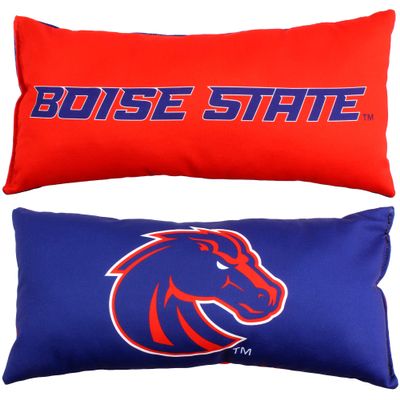 College Covers Everything Comfy Boise State Broncos 2 Sided Bolster Small Travel Pillow Decorative Pillow 16 x 6