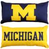 College Covers Everything Comfy Michigan Wolverines 2 Sided Bolster Small Travel Pillow Decorative Pillow 16 x 6 view 1