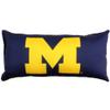 College Covers Everything Comfy Michigan Wolverines 2 Sided Bolster Small Travel Pillow Decorative Pillow 16 x 6 view 3