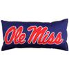 College Covers Everything Comfy Ole Miss Rebels 2 Sided Bolster Small Travel Pillow Decorative Pillow 16 x 6 view 2