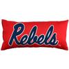 College Covers Everything Comfy Ole Miss Rebels 2 Sided Bolster Small Travel Pillow Decorative Pillow 16 x 6 view 3
