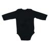 123 Bear Baby Cotton Spandex Infant Bodysuits Long Sleeve and Short Sleeve (Black 2-Pack Long Sleeve, 0-3 Months) view 3
