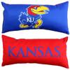 College Covers Everything Comfy Kansas Jayhawks 2 Sided Bolster Small Travel Pillow Decorative Pillow 16 x 6 view 1