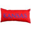 College Covers Everything Comfy Kansas Jayhawks 2 Sided Bolster Small Travel Pillow Decorative Pillow 16 x 6 view 2