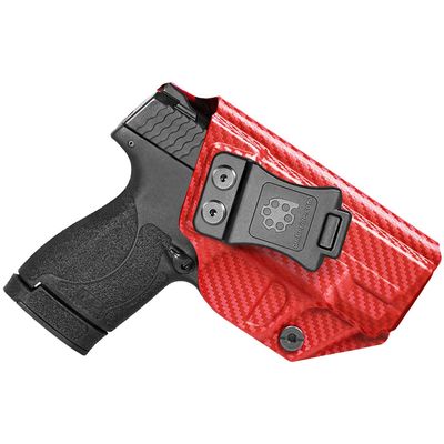 Amberide S&W Shield Plus IWB Holster,Kydex-Boltaron Inside Waistband Fit M&P Shield Plus M2.0 M1.0 3.1" 9mm/.40,Secure Retention,Quick Draw,030 Cant