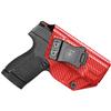 Amberide S&W Shield Plus IWB Holster,Kydex-Boltaron Inside Waistband Fit M&P Shield Plus M2.0 M1.0 3.1" 9mm/.40,Secure Retention,Quick Draw,030 Cant view 1