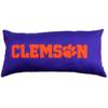 College Covers Everything Comfy Clemson Tigers 2 Sided Bolster Small Travel Pillow Decorative Pillow 16 x 6 view 2