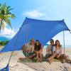 YINHA Beach Tent, Portable Sun Shelter Plus UPF 50+ Protection Tents 3-5 People, for Outdoors Camping Trips, Fishing, Picnics (with 2 Poles) view 2