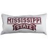 College Covers Everything Comfy Mississippi State Bulldogs 2 Sided Bolster Small Travel Pillow Decorative Pillow 16 x 6 view 2