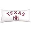 College Covers Everything Comfy Texas A&M Aggies 2 Sided Bolster Small Travel Pillow Decorative Pillow 16 x 6 view 2