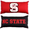 College Covers Everything Comfy NC State Wolfpack 2 Sided Bolster Small Travel Pillow Decorative Pillow 16 x 6 view 1