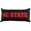 College Covers Everything Comfy NC State Wolfpack 2 Sided Bolster Small Travel Pillow Decorative Pillow 16 x 6 view 2