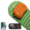 Gear Doctors Ultralight 17oz Apollo-Air Sleeping pad + Orange Anti Slip Camping Pillow Duo, 5.2 R-Value 4 Season Air Mattress with Ergonomic Ultralight Pillow The Size of A Soda Can view 1