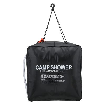 01 40L Water Bag Solar Heated, Solar Heating 40L Solar Shower Bag for Camping for Outdoor