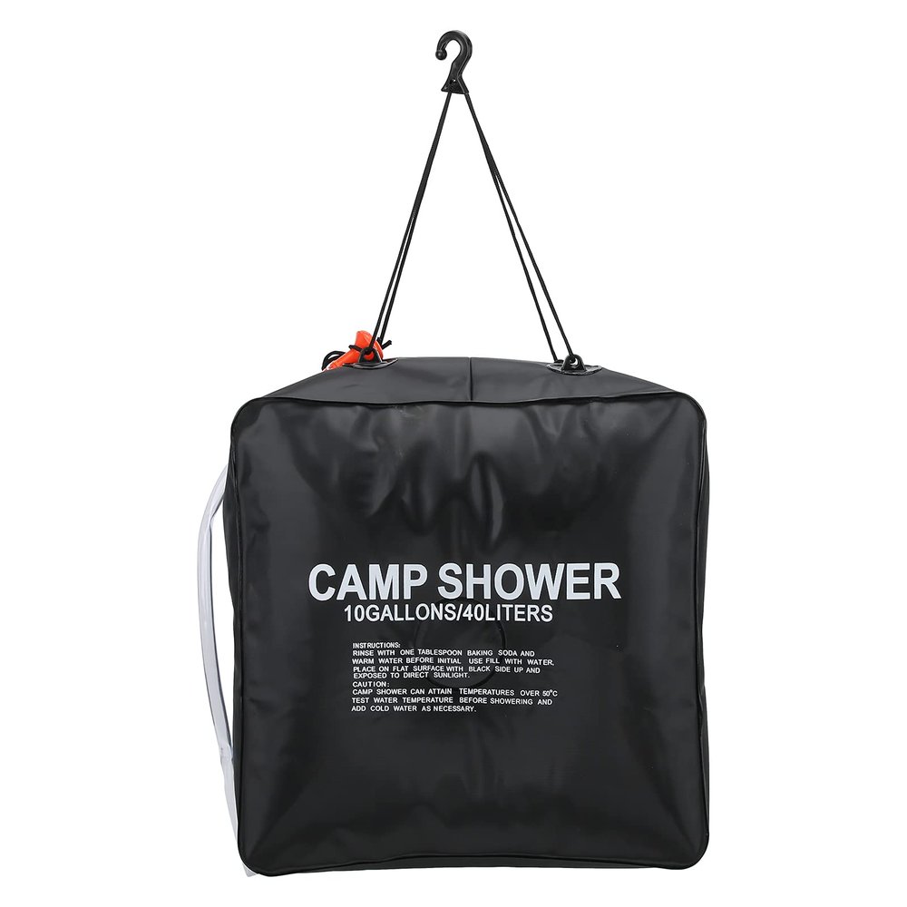 01 40L Water Bag Solar Heated, Solar Heating 40L Solar Shower Bag for Camping for Outdoor