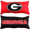College Covers Everything Comfy Georgia Bulldogs 2 Sided Bolster Small Travel Pillow Decorative Pillow 16 x 6 view 1