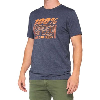 100% Trademark T-Shirt Navy Heather MD
