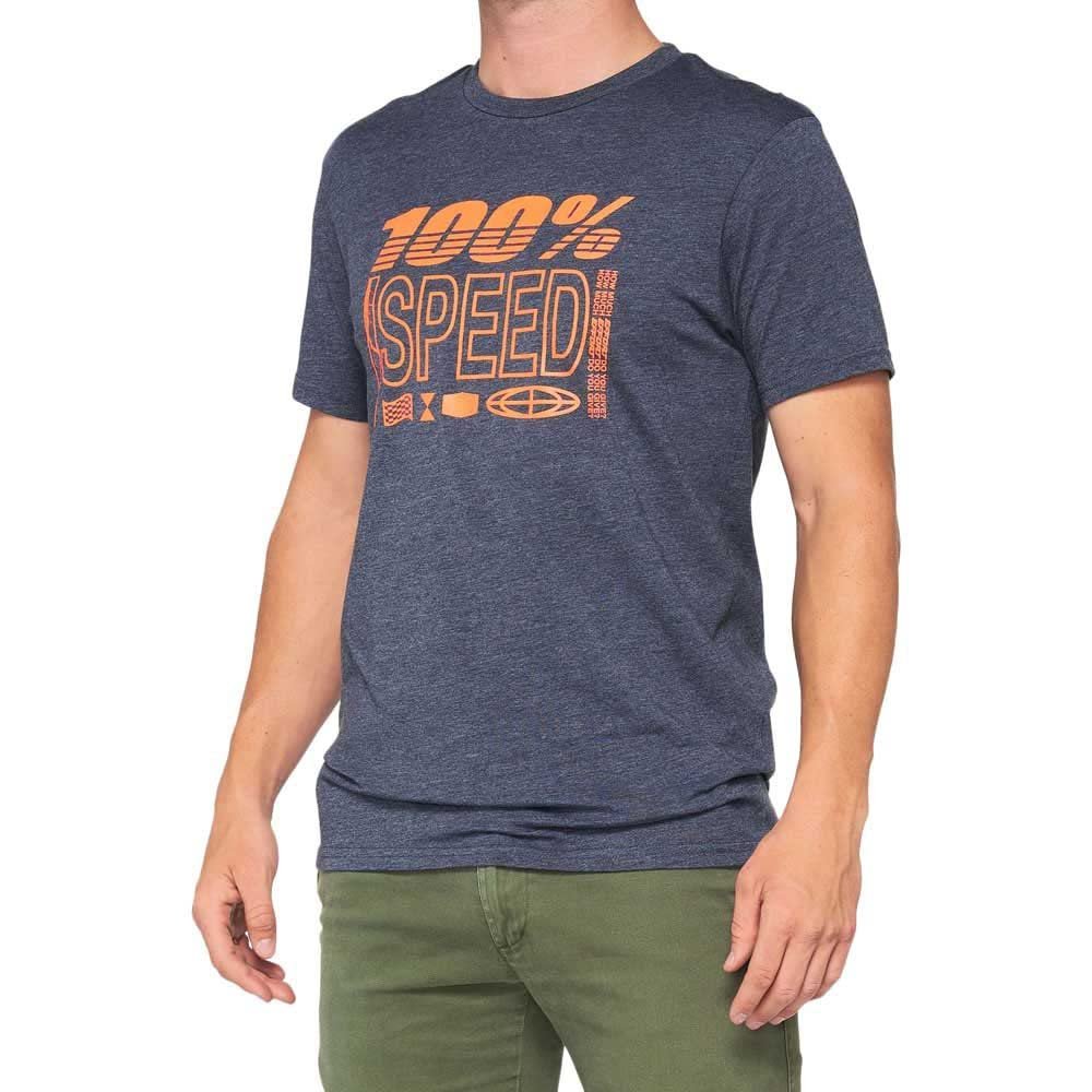 100% Trademark T-Shirt Navy Heather MD