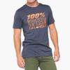 100% Trademark T-Shirt Navy Heather MD view 3