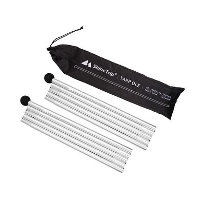 Outdoor Aluminum Alloy Canopy Pole Beach Tent Support Frame Camping Accessories Top Ball Telescopic Hall Pole