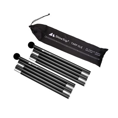 Outdoor Aluminum Alloy Canopy Pole Beach Tent Support Frame Camping Accessories Top Ball Telescopic Hall Pole