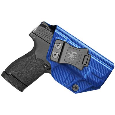 Amberide S&W Shield Plus IWB Holster,Kydex-Boltaron Inside Waistband Fit M&P Shield Plus M2.0 M1.0 3.1" 9mm/.40,Secure Retention,Quick Draw,030 Cant