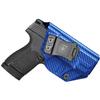 Amberide S&W Shield Plus IWB Holster,Kydex-Boltaron Inside Waistband Fit M&P Shield Plus M2.0 M1.0 3.1" 9mm/.40,Secure Retention,Quick Draw,030 Cant view 1
