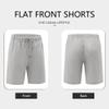 Janmid Men's Shorts Casual Classic Fit Drawstring Summer Beach Shorts with Elastic Waist and Pockets Dark Grey M view 3