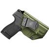 Amberide S&W Shield Plus IWB Holster,Kydex-Boltaron Inside Waistband Fit M&P Shield Plus M2.0 M1.0 3.1" 9mm/.40,Secure Retention,Quick Draw,030 Cant view 1