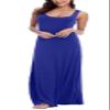 EXCHIC Women's Sexy Tank Top Maxi Long Dress Casual Sleeveless Summer Beach Dress (L, Royal Blue) view 3