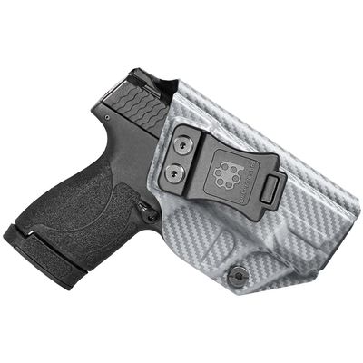 Amberide S&W Shield Plus IWB Holster,Kydex-Boltaron Inside Waistband Fit M&P Shield Plus M2.0 M1.0 3.1" 9mm/.40,Secure Retention,Quick Draw,030 Cant