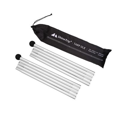 Outdoor Aluminum Alloy Canopy Pole Beach Tent Support Frame Camping Accessories Top Ball Telescopic Hall Pole