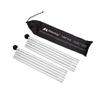 Outdoor Aluminum Alloy Canopy Pole Beach Tent Support Frame Camping Accessories Top Ball Telescopic Hall Pole view 1
