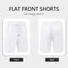 Janmid Men's Linen Casual Classic Fit Short Drawstring Summer Beach Shorts with Pockets White M view 3