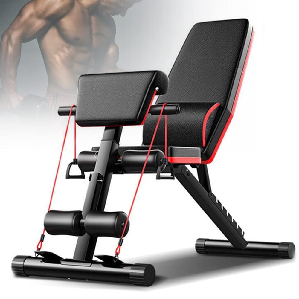 Adjustable Weight Bench, Fitness Reality Bench Dumbbell Bench With Adjustable Backrest, Strength Training Bench Sit Up Bench Exercise Workout Bench For Abs, Full Body Training