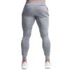 BUXKR Men's Slim Joggers Workout Pants for Gym Running and Bodybuilding Athletic Bottom Sweatpants with Deep Pockets,Light Grey,L view 4