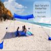 YINHA Lightweight but Heavy Duty Beach Canopy,Portable Tarp,Family Beach Sunshade Canopy UPF50 UV Protection Tent with 4 Aluminum Poles, 4 Sandbag Anchors (Size : 300 * 300cm) view 2