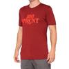 100% Searles Tech Tee Brick SM view 1