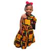 Digood Little Girls Dashiki African Dresses,Toddler Baby Kids Ethnic Style Sloping Shoulder Party Dress Clothes(Multicolor,4-5 Years) view 1